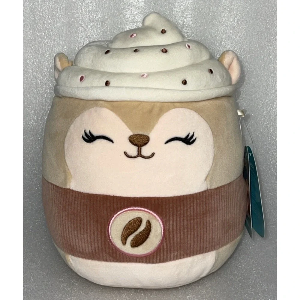Squishmallows 8 Inch Reza the Latte Squirrel‎ Plush #2235 New with Tags